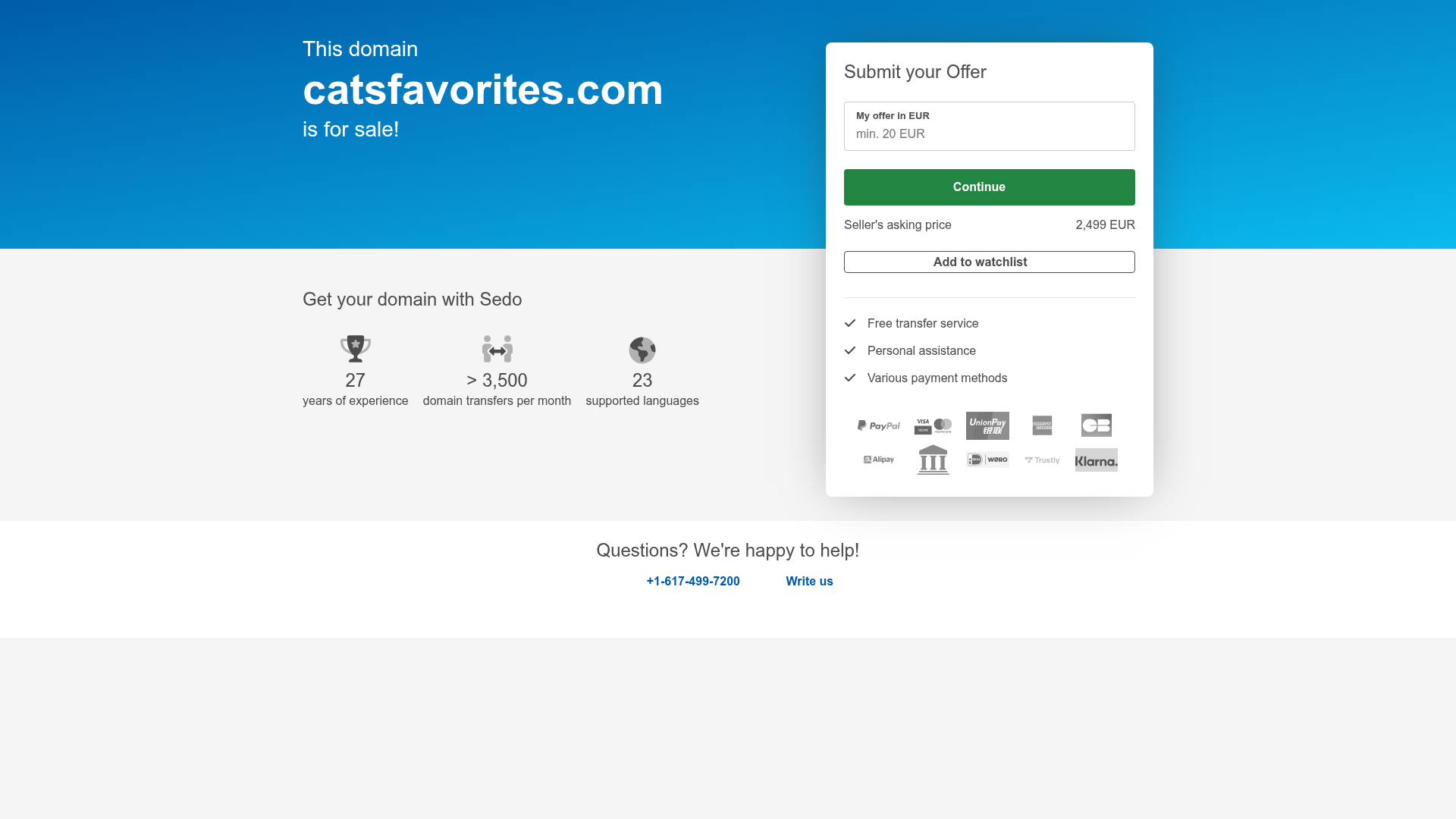 Screenshot van catsfavorites.com