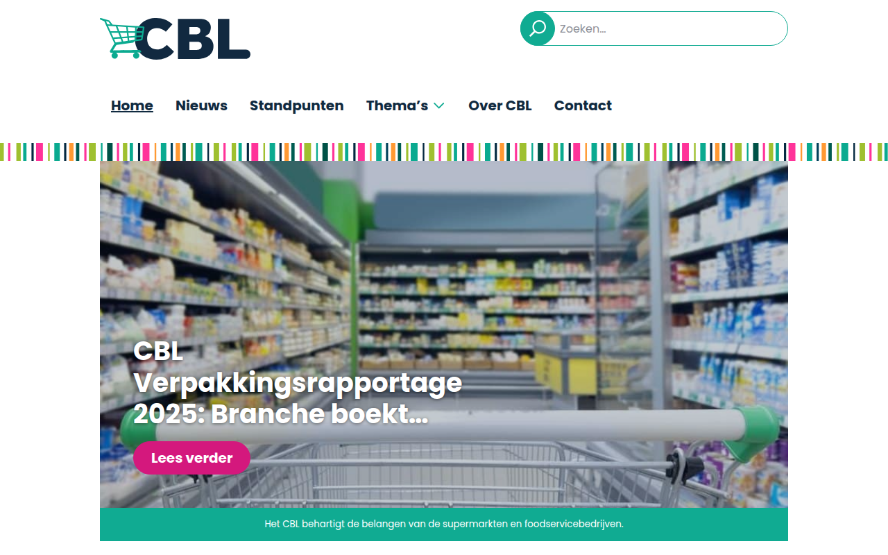 Screenshot van cbl.nl
