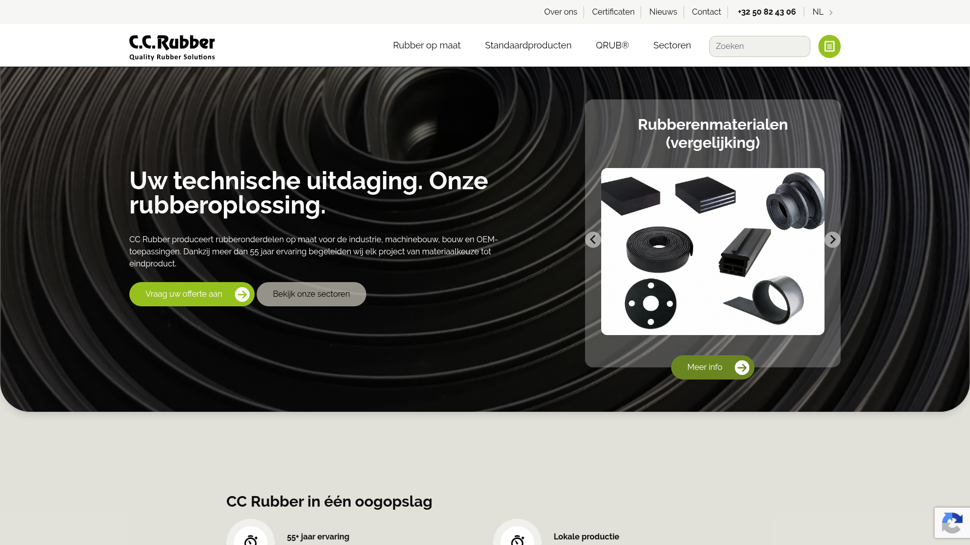 Screenshot van ccrubber.be