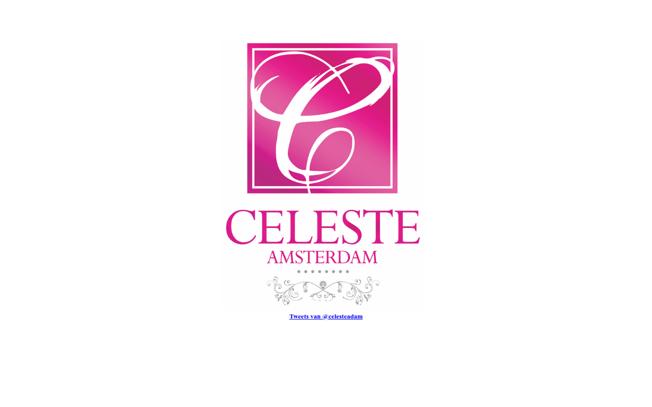 Screenshot van celesteamsterdam.nl