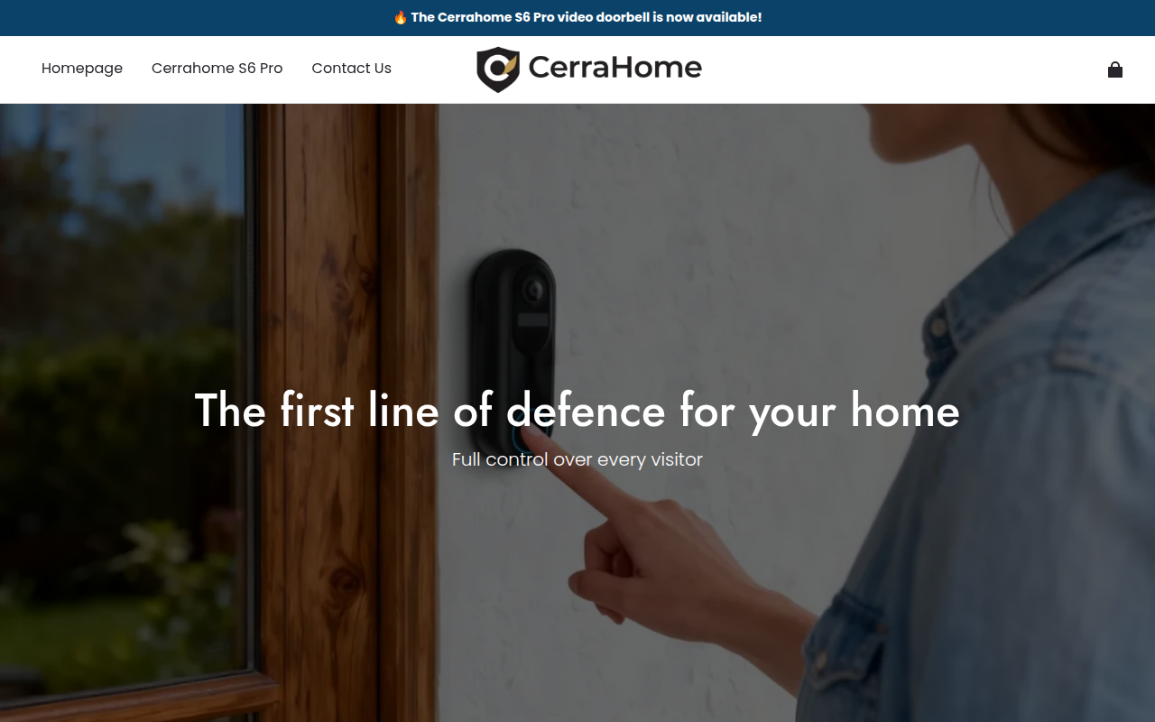 Screenshot van cerrahome.com