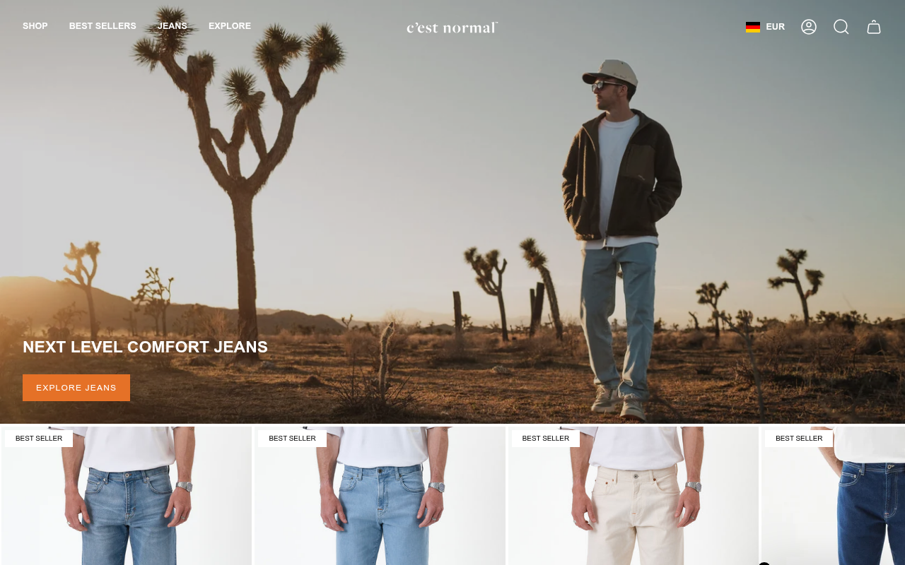 Screenshot van cestnormal.com