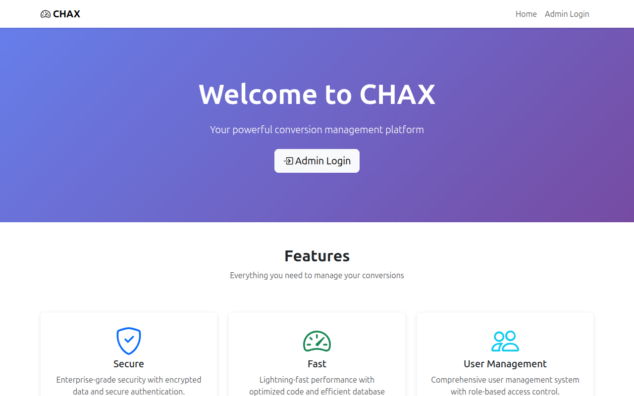 Screenshot van Chax