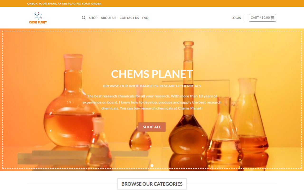 Screenshot van chemsplanet.com