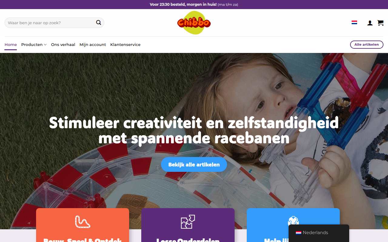 Screenshot van chibboplay.com