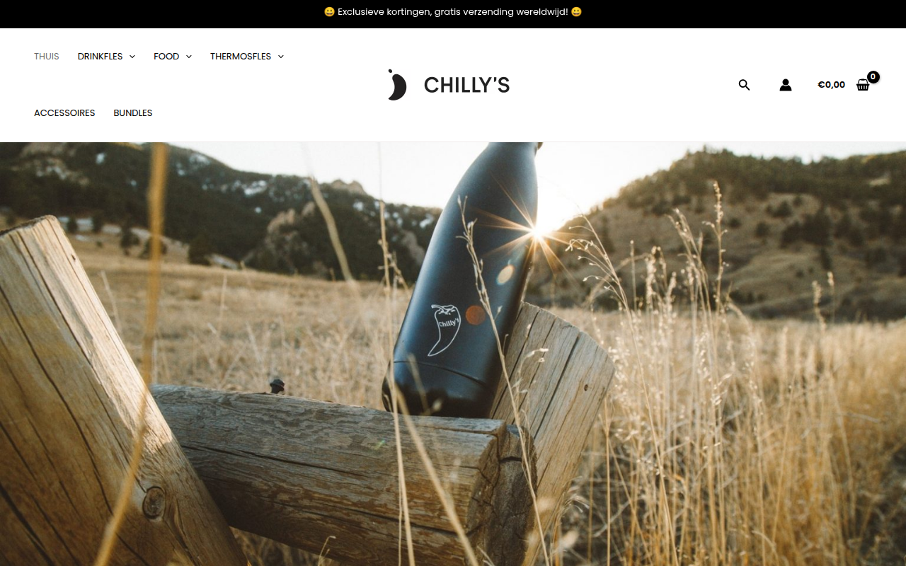 Screenshot van chillysnl.com