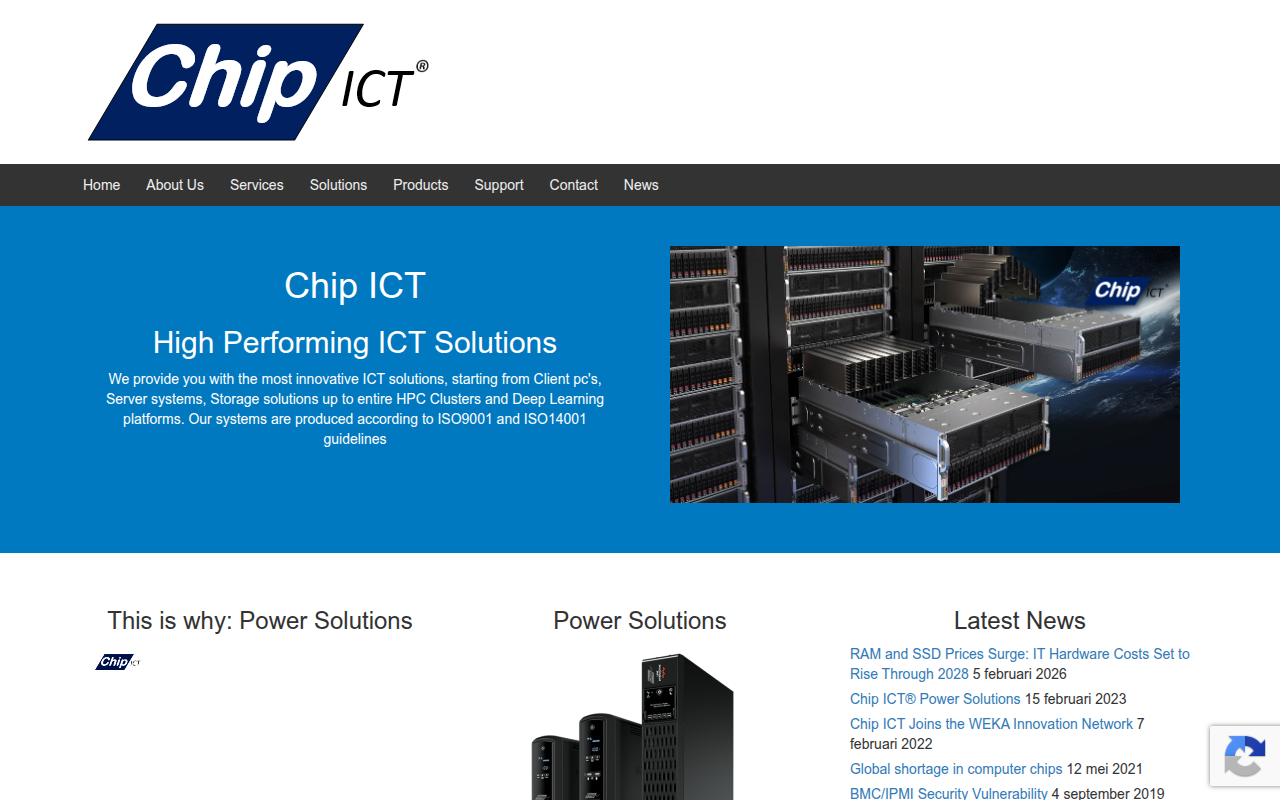 Screenshot van chipict.com
