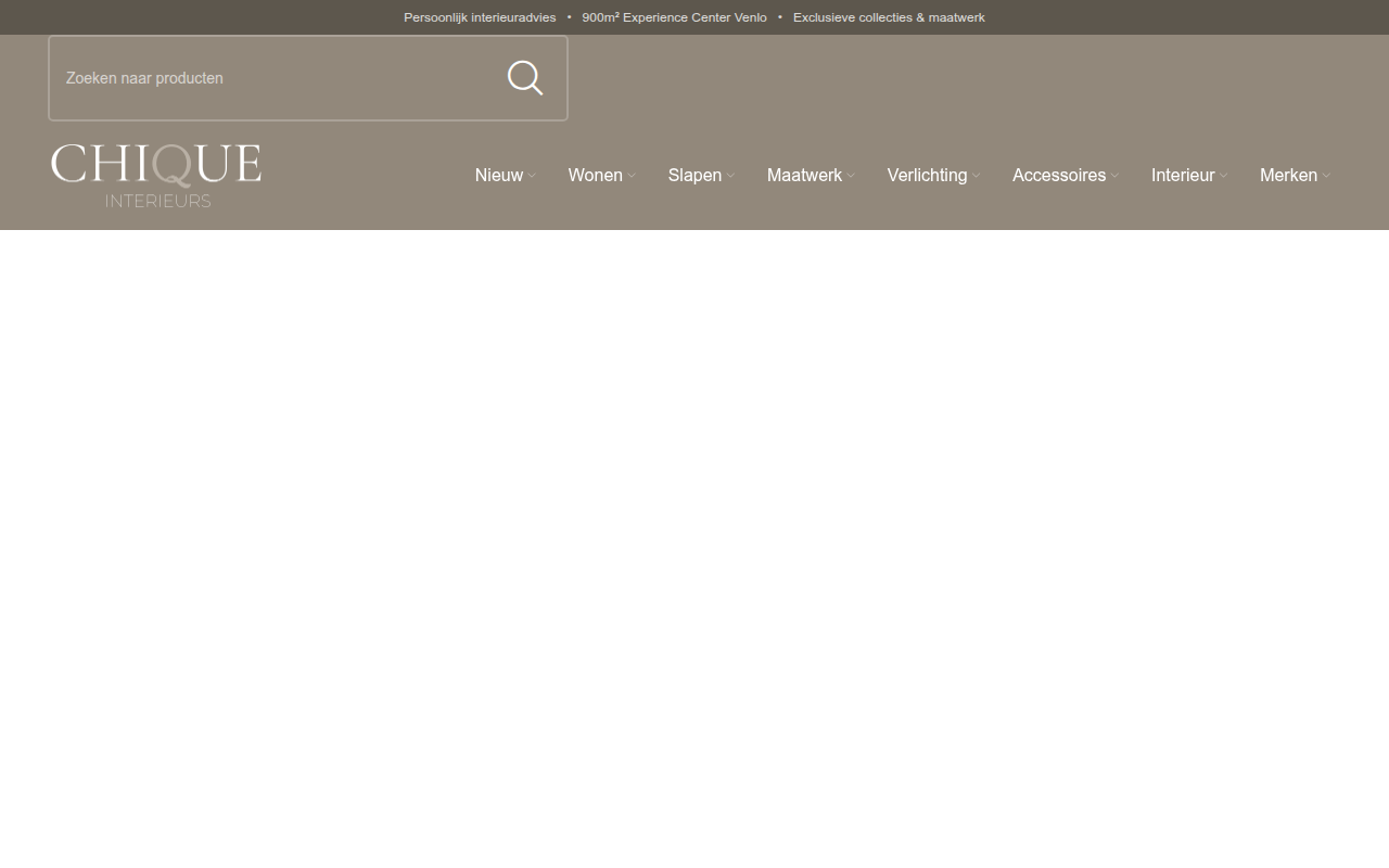 Screenshot van chique-interieurs.com