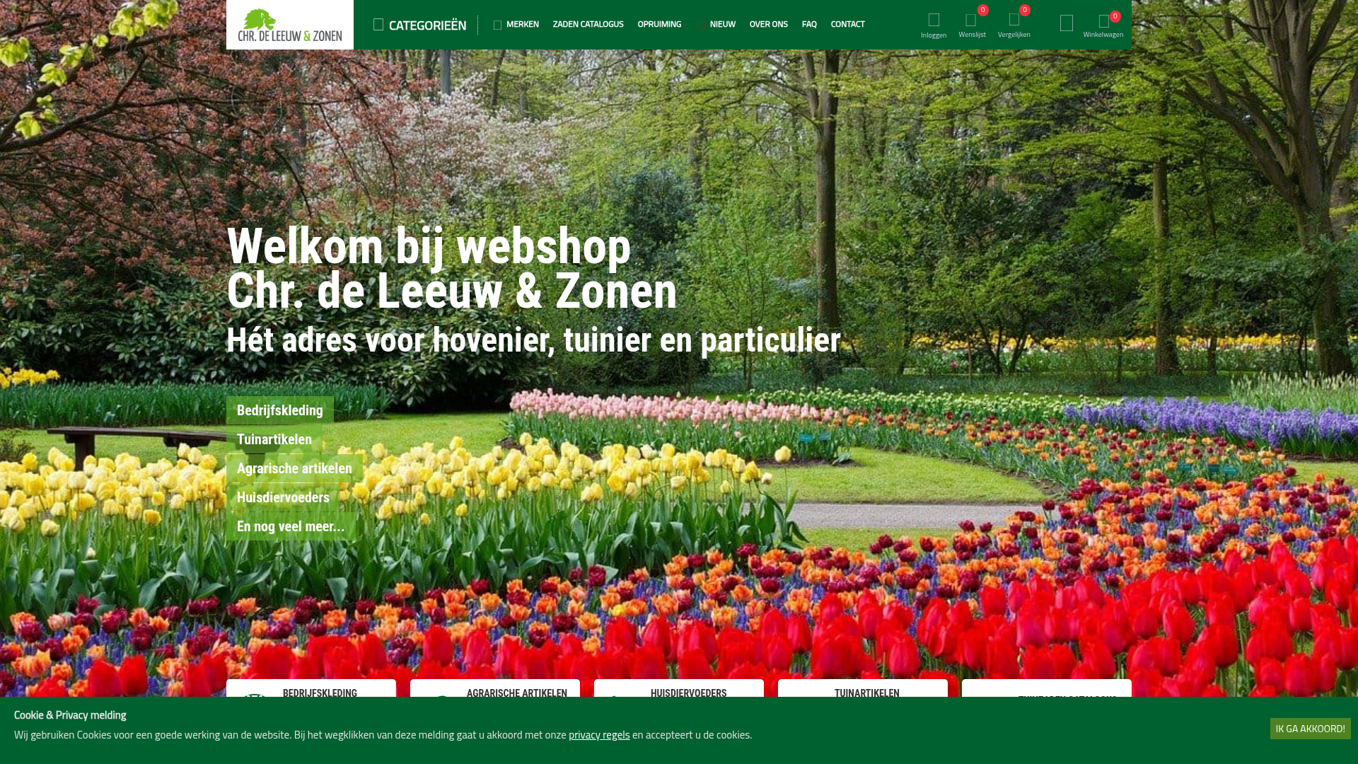 Screenshot van chrdeleeuw.nl