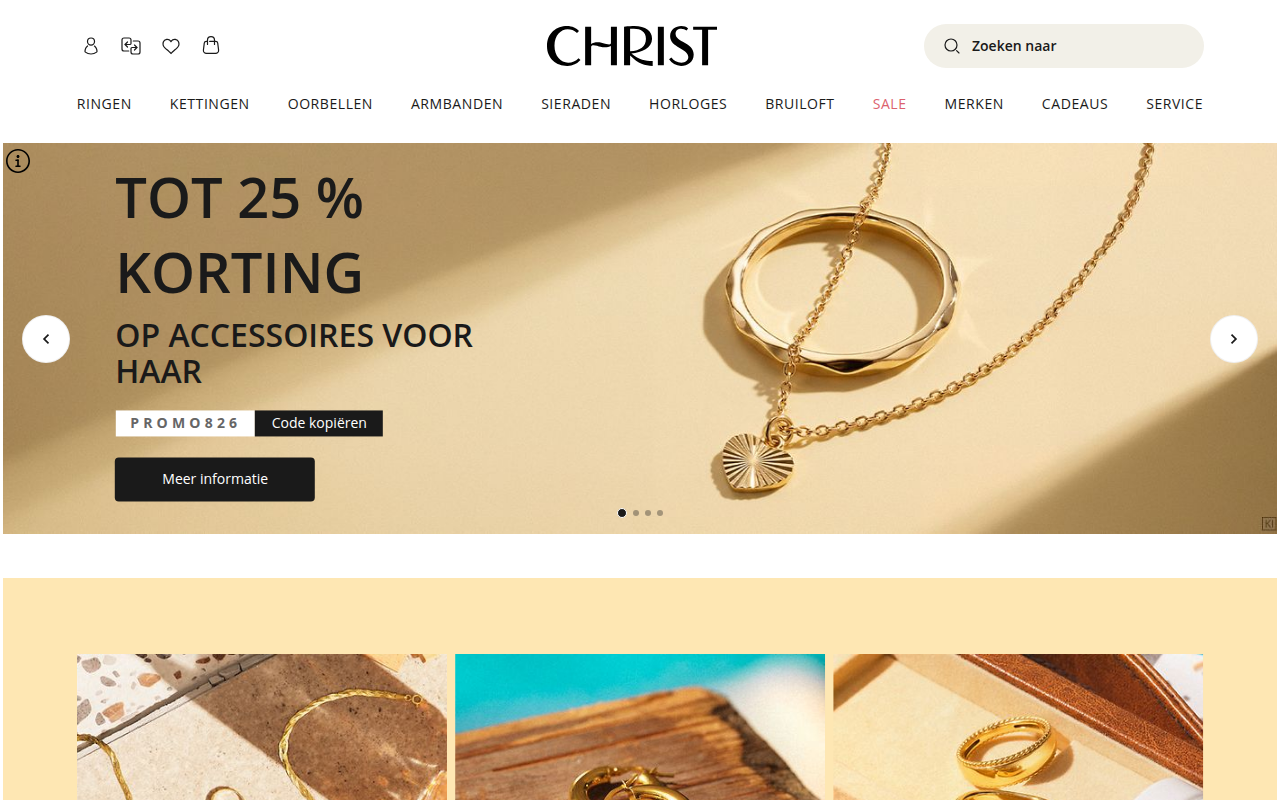 Screenshot van christ-juwelier.nl