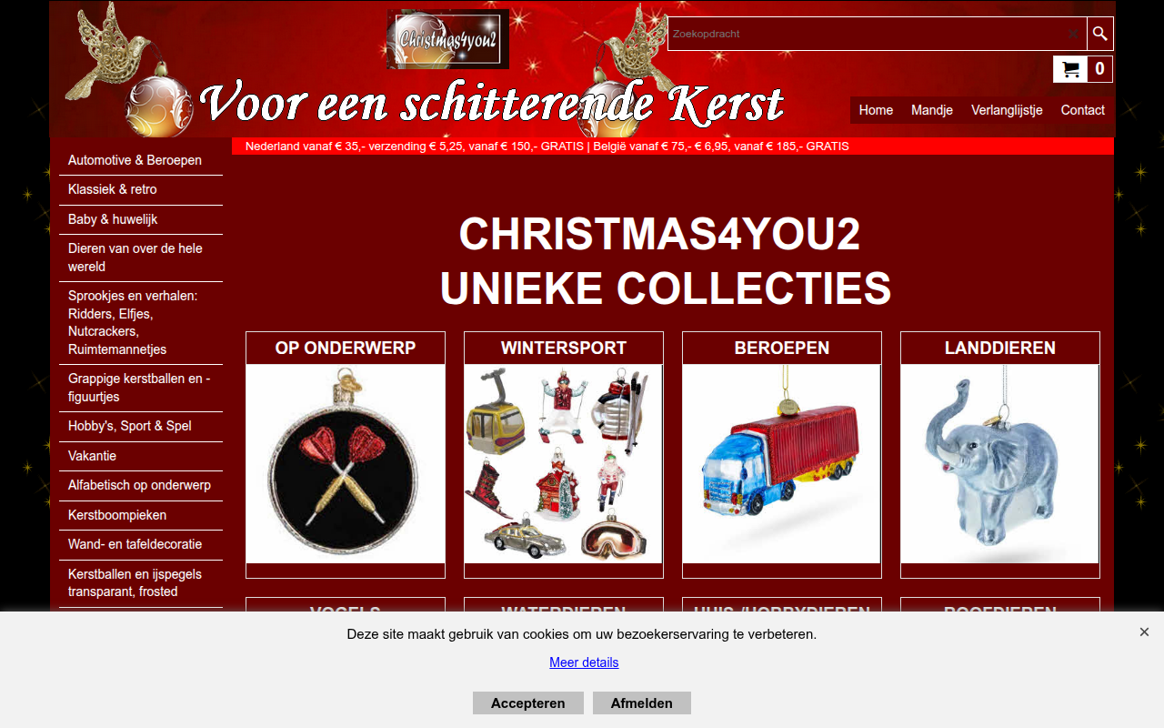 Screenshot van christmas4you2.net