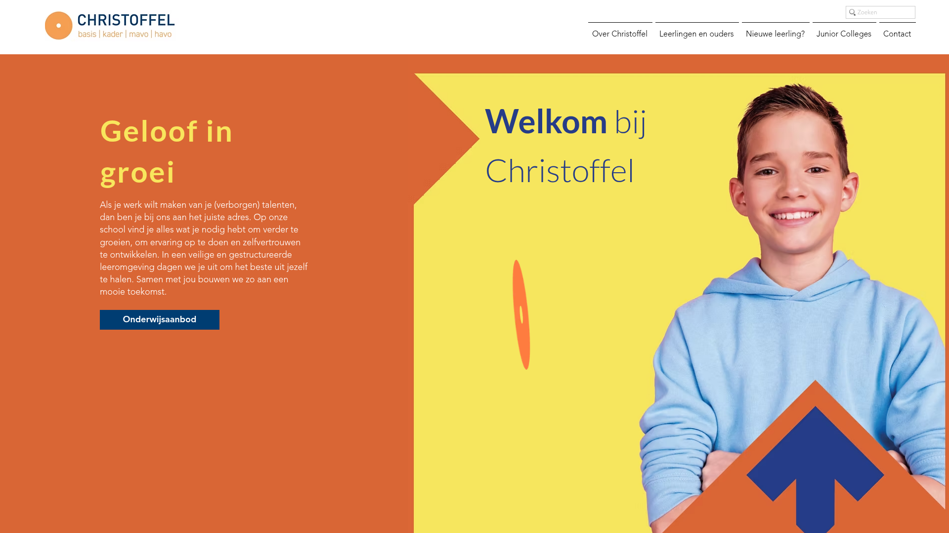 Screenshot van christoffelbreda.nl