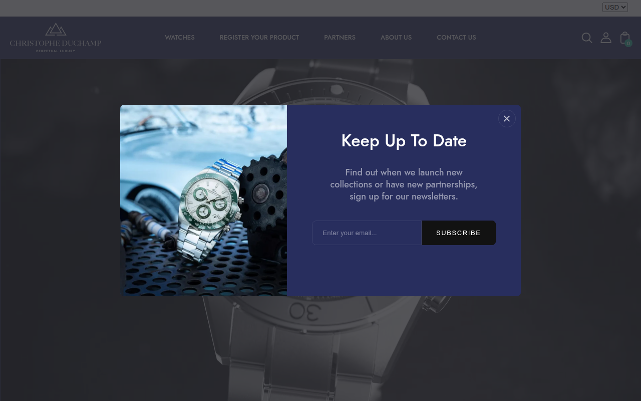 Screenshot van christopheduchamp.com