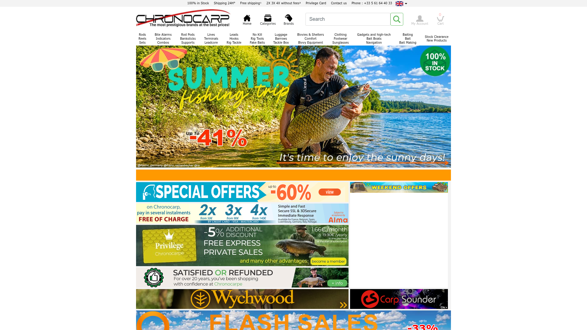 Screenshot van chronocarpe.com