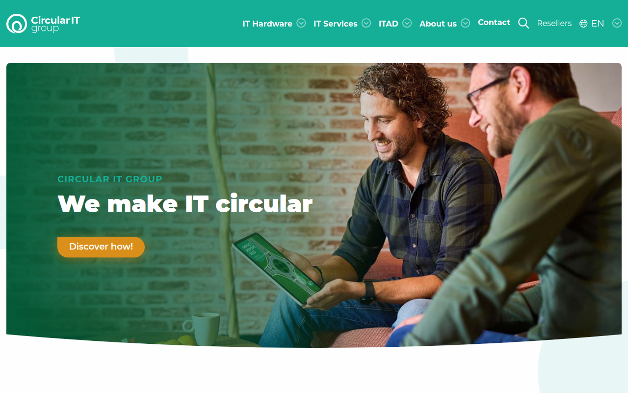 Screenshot van circularitgroup.com