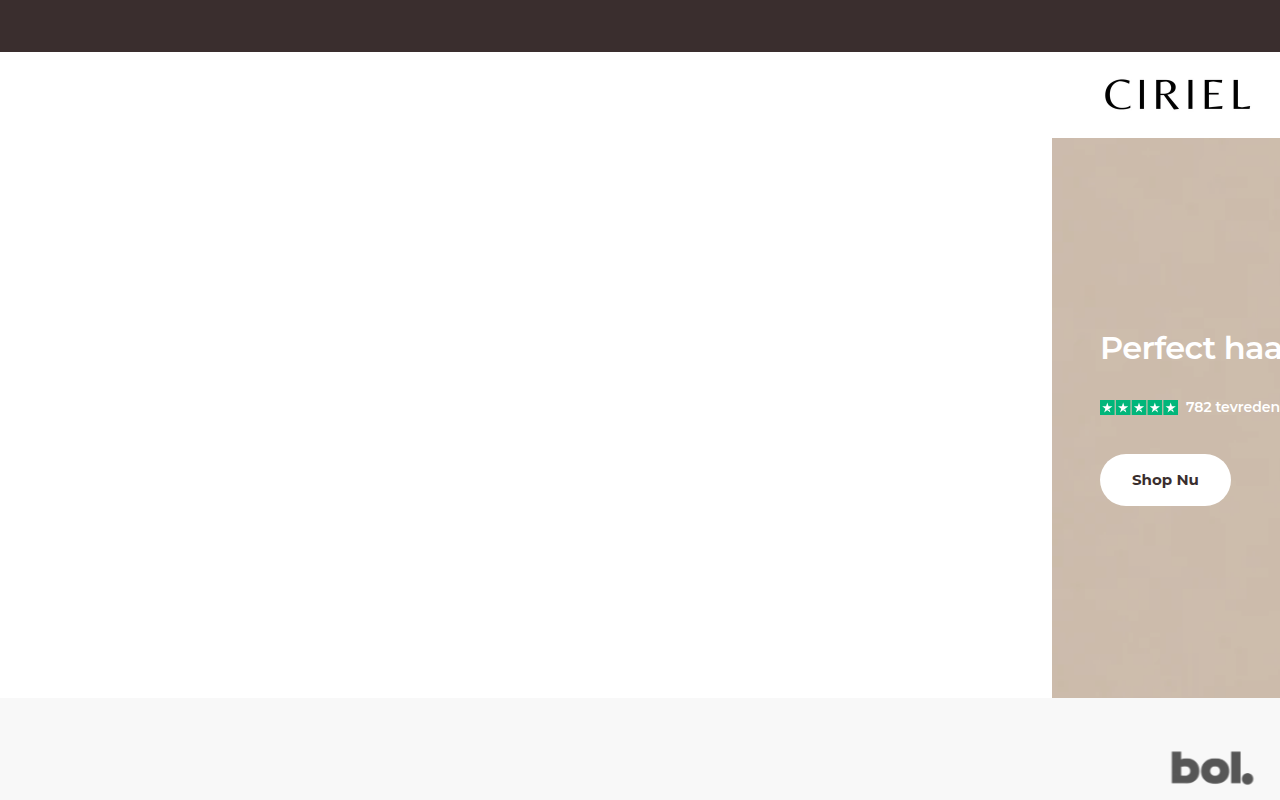 Screenshot van ciriel.nl