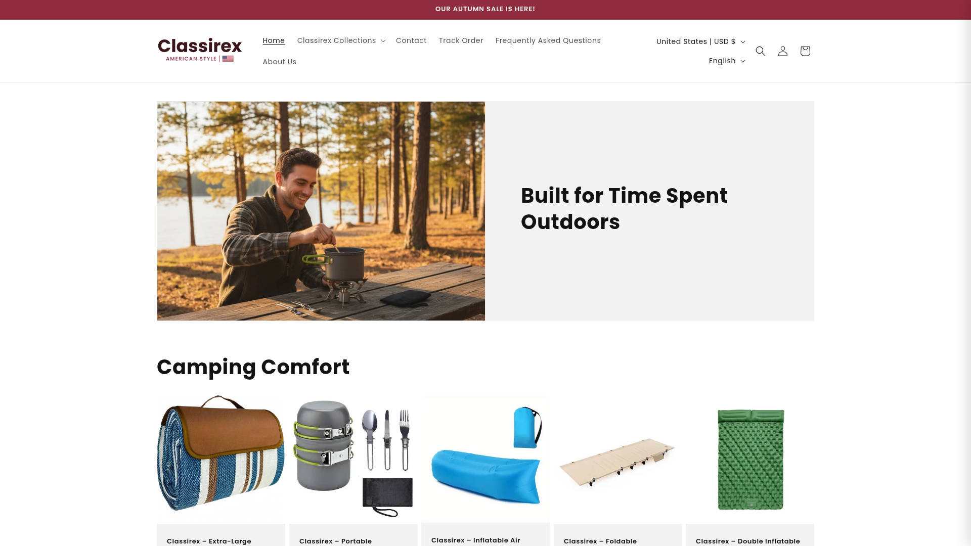 Screenshot van classirex.com
