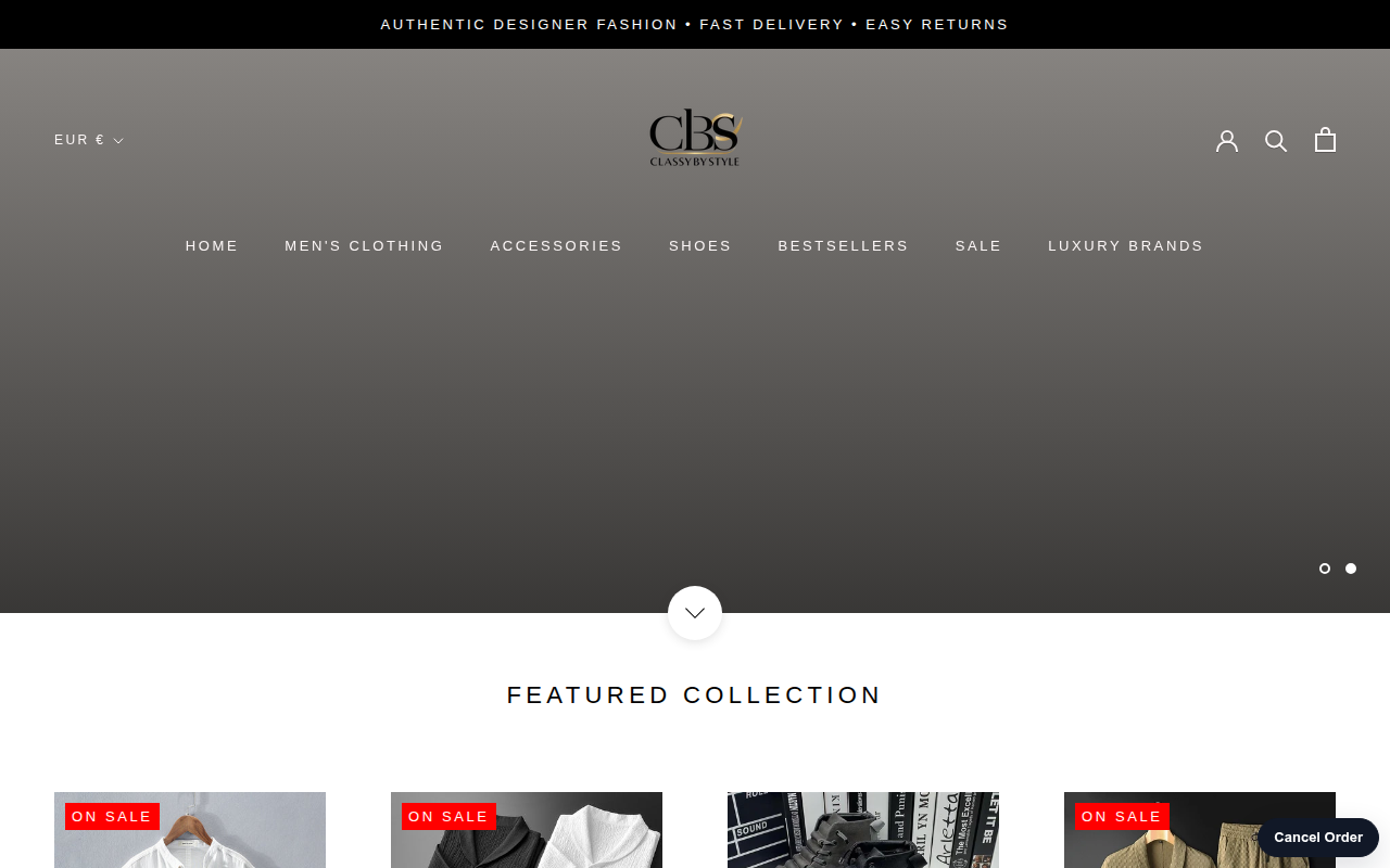 Screenshot van classybystyle.com