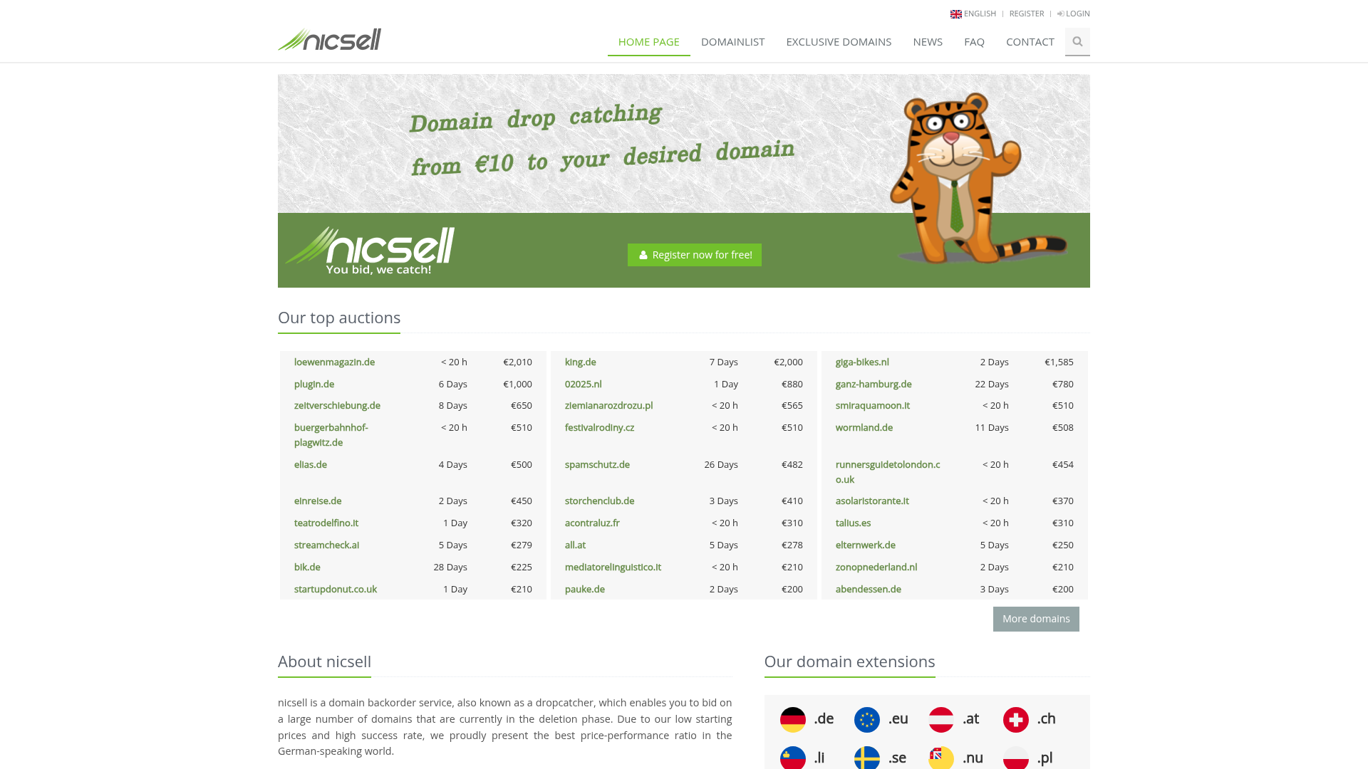 Screenshot van clevershop.nl
