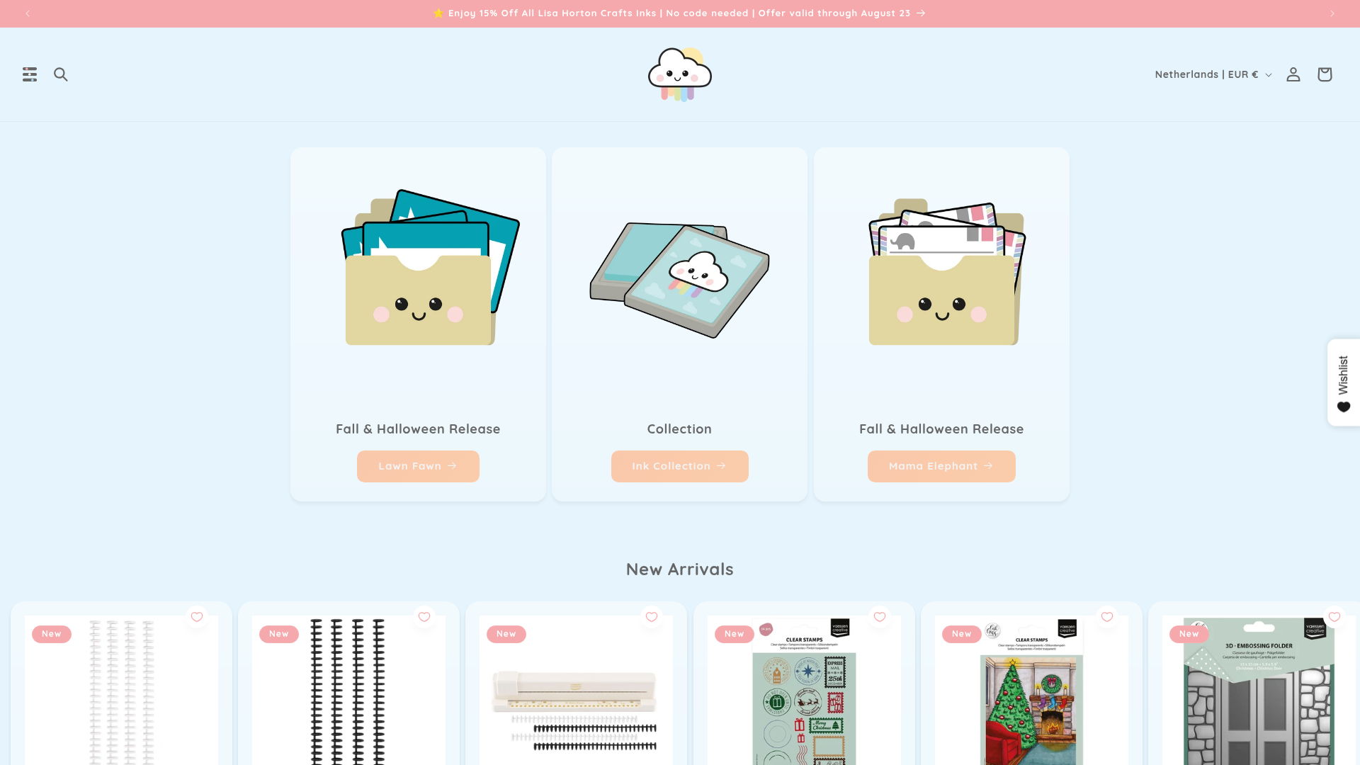 Screenshot van cloud9crafts.nl