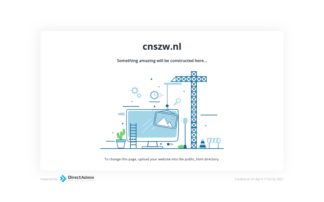 Screenshot van cnszw.nl