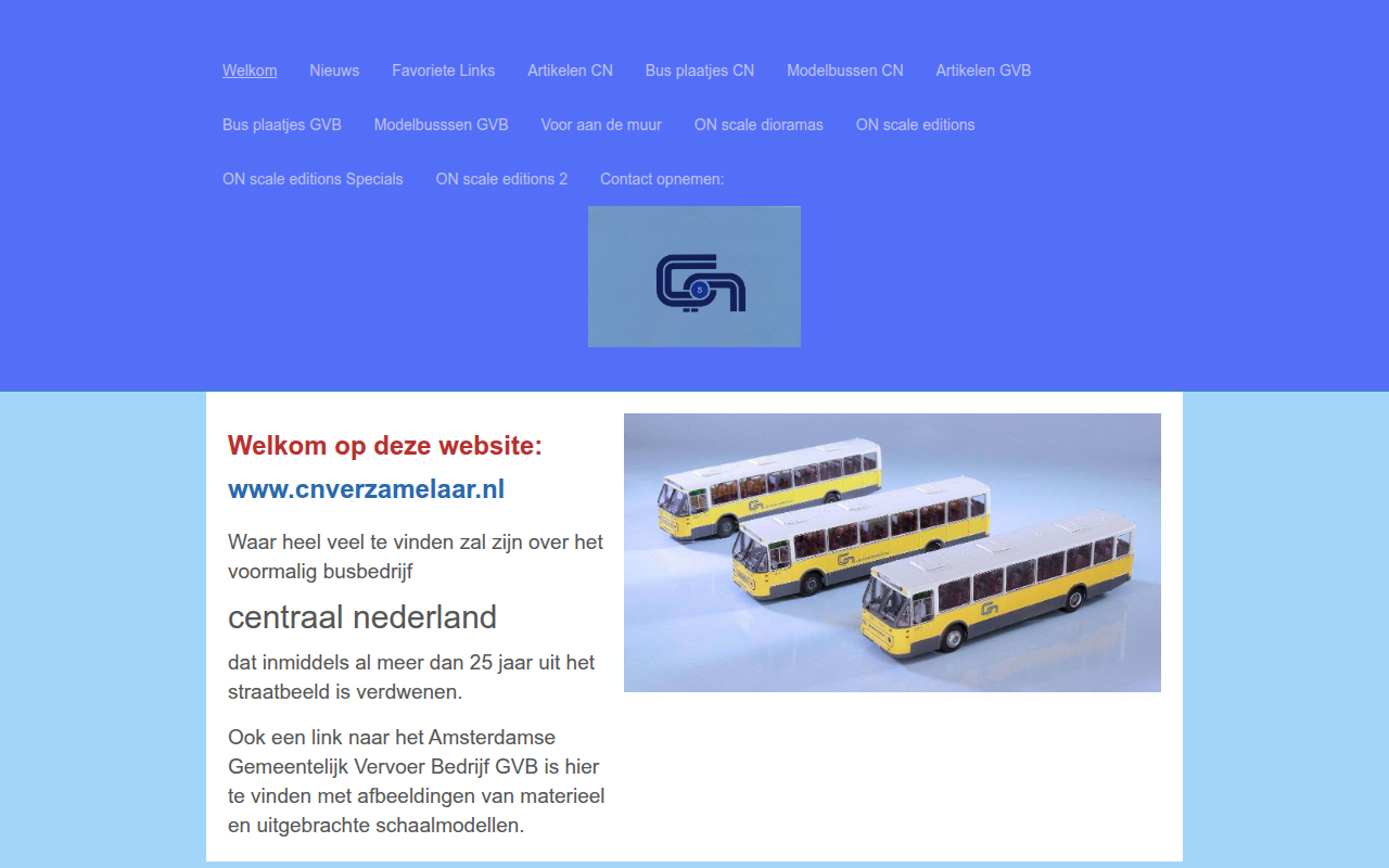 Screenshot van cnverzamelaar.nl