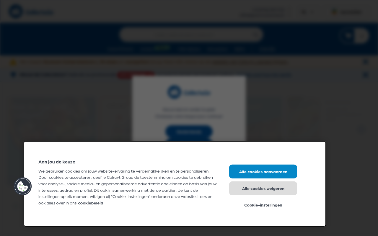 Screenshot van collectandgo.be