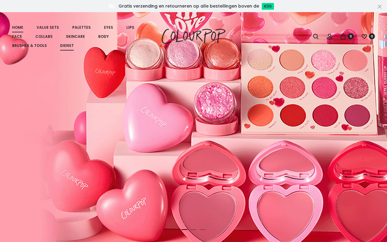 Screenshot van colourpopnederland.com
