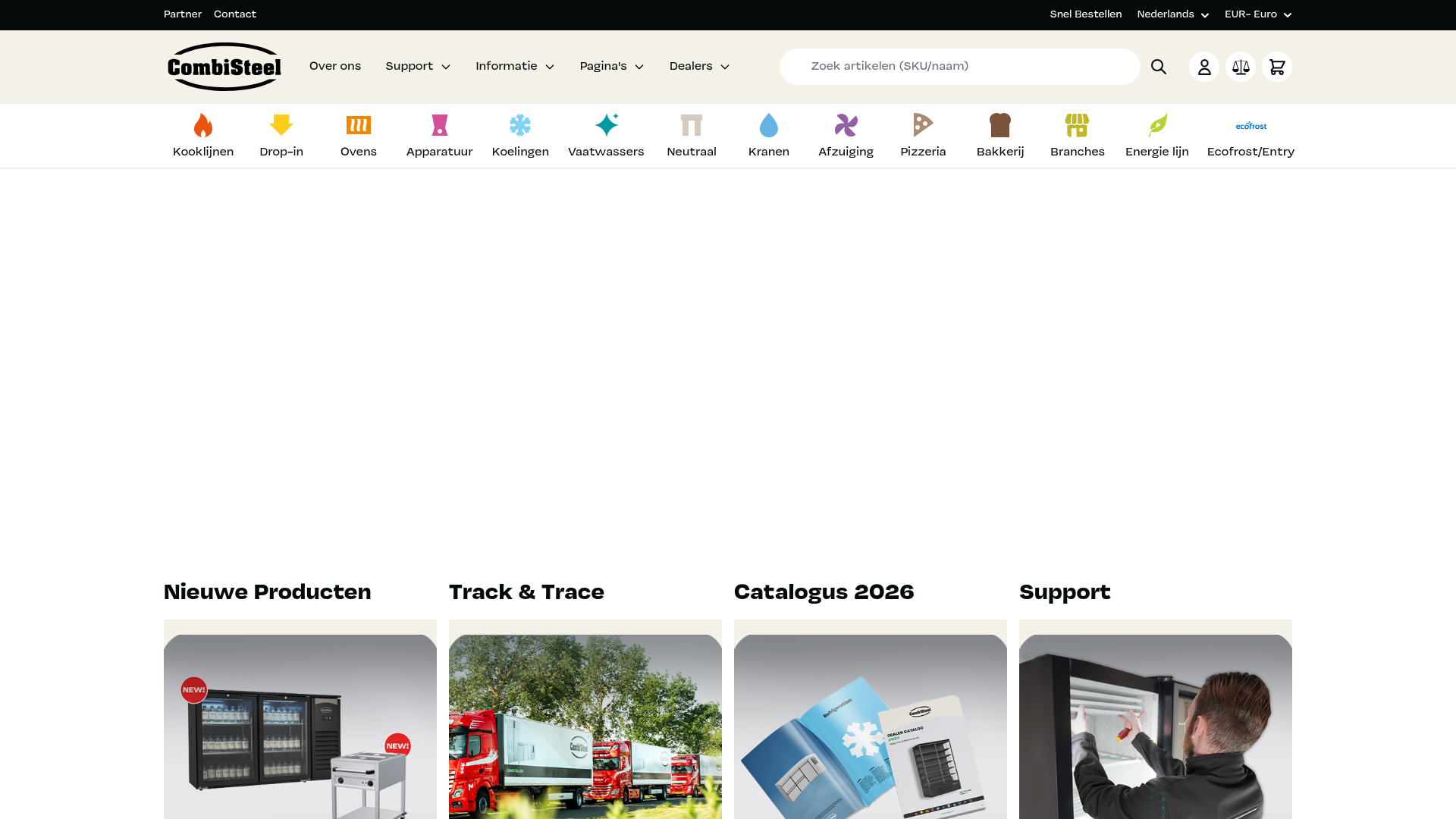 Screenshot van combisteel.com