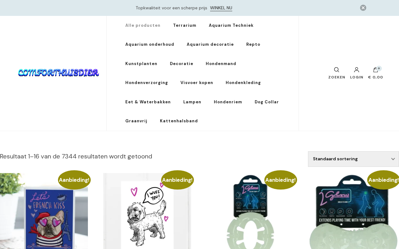 Screenshot van comforthuisdier.com