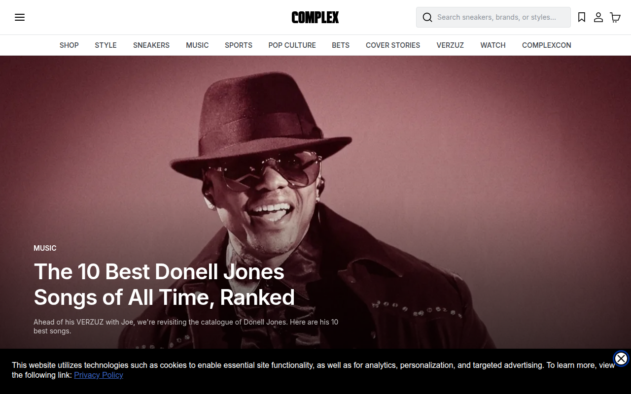 Screenshot van complex.com