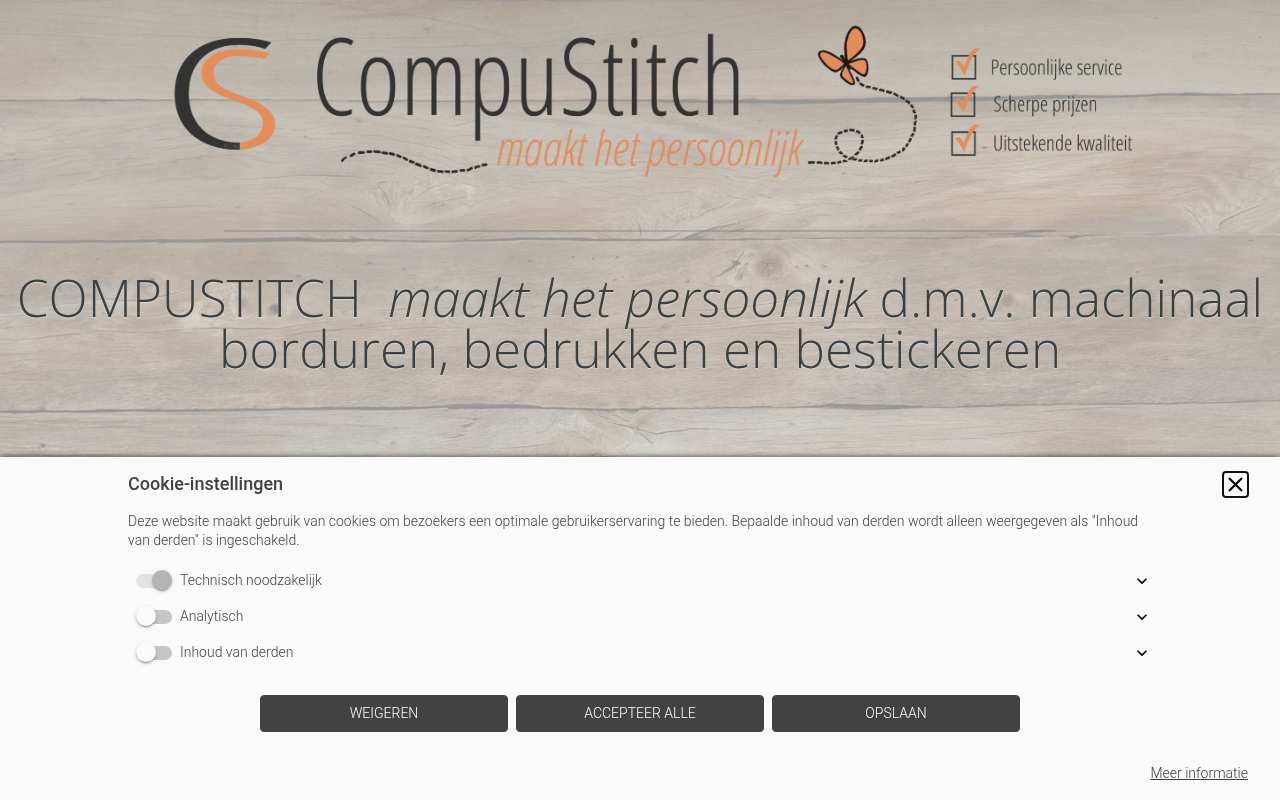 Screenshot van Compustitch
