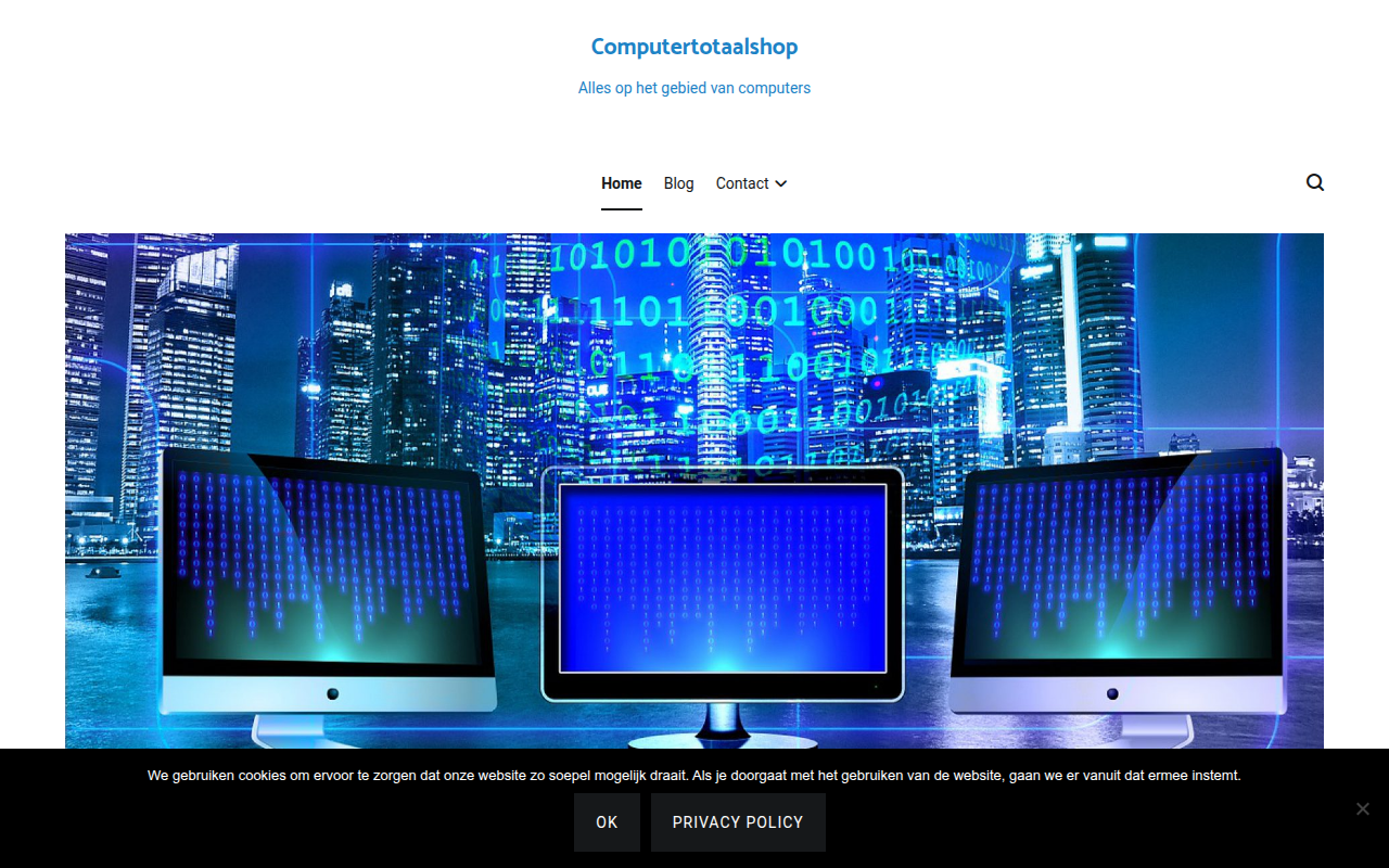 Screenshot van computertotaalshop.nl