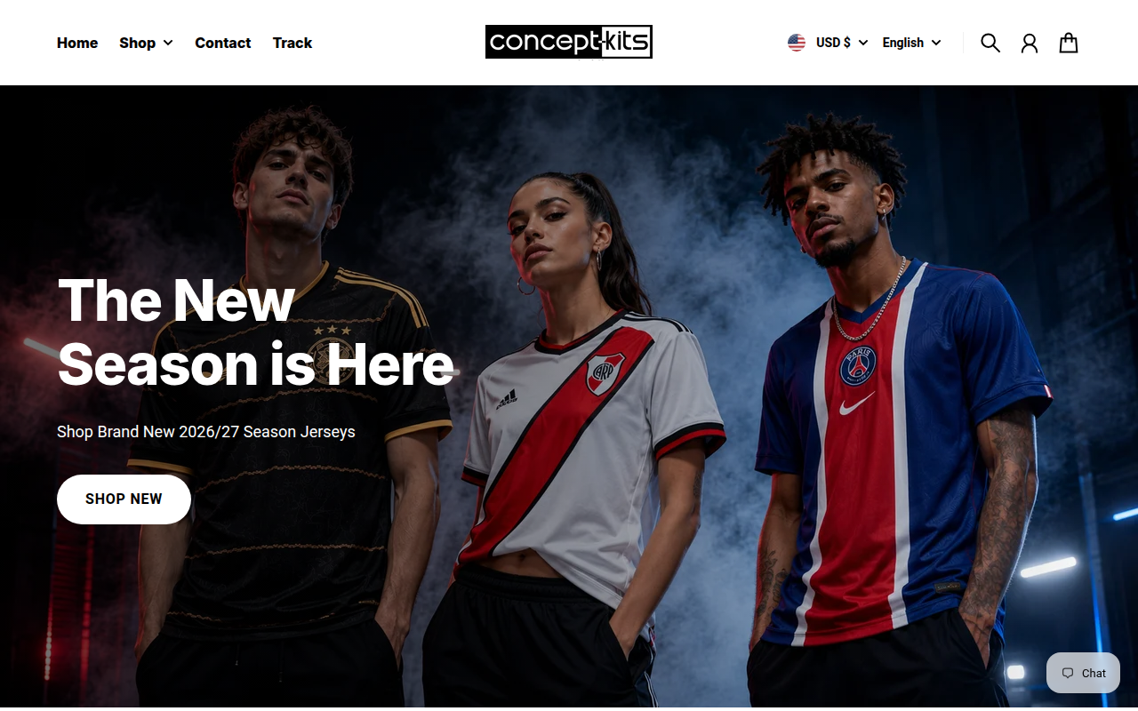 Screenshot van concept-kits.com