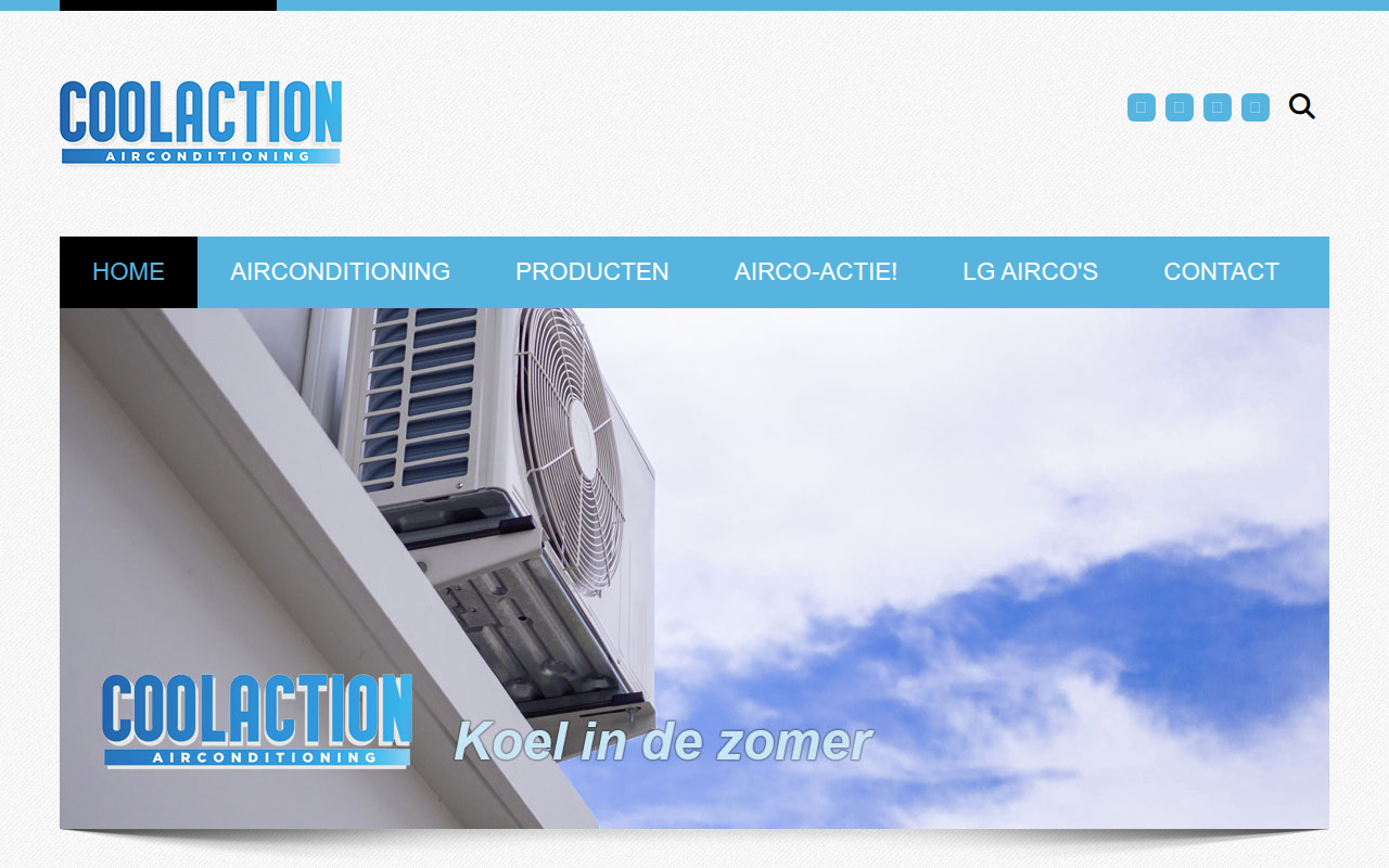 Screenshot van coolaction.nl