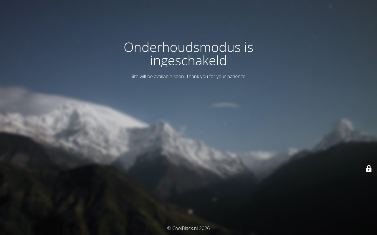 Screenshot van coolblack.nl