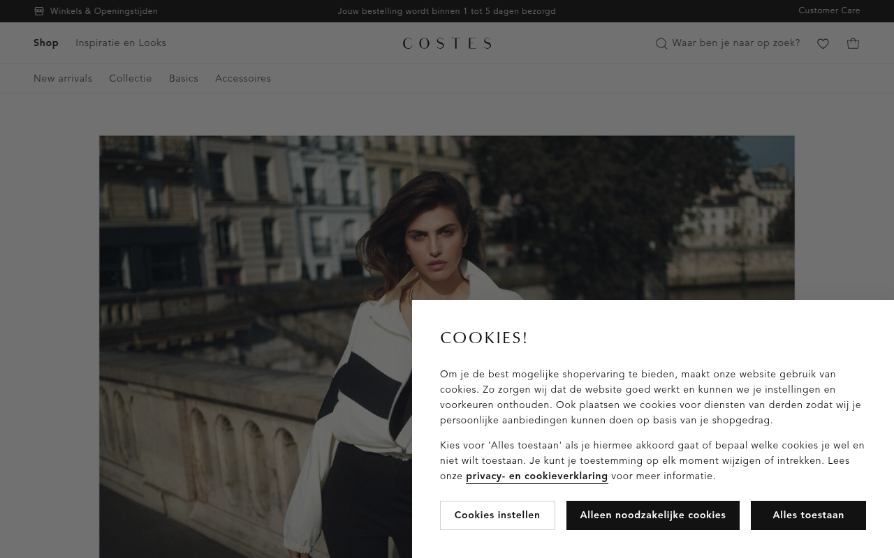 Screenshot van costesfashion.com