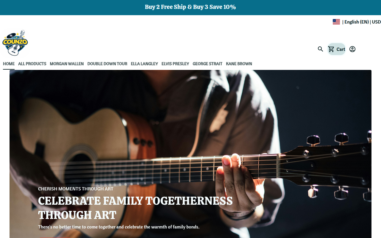 Screenshot van counzo.com