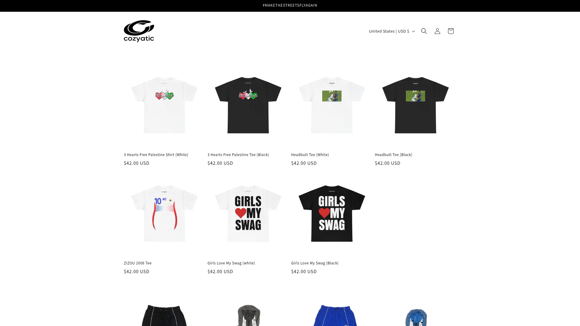 Screenshot van cozyatic.com