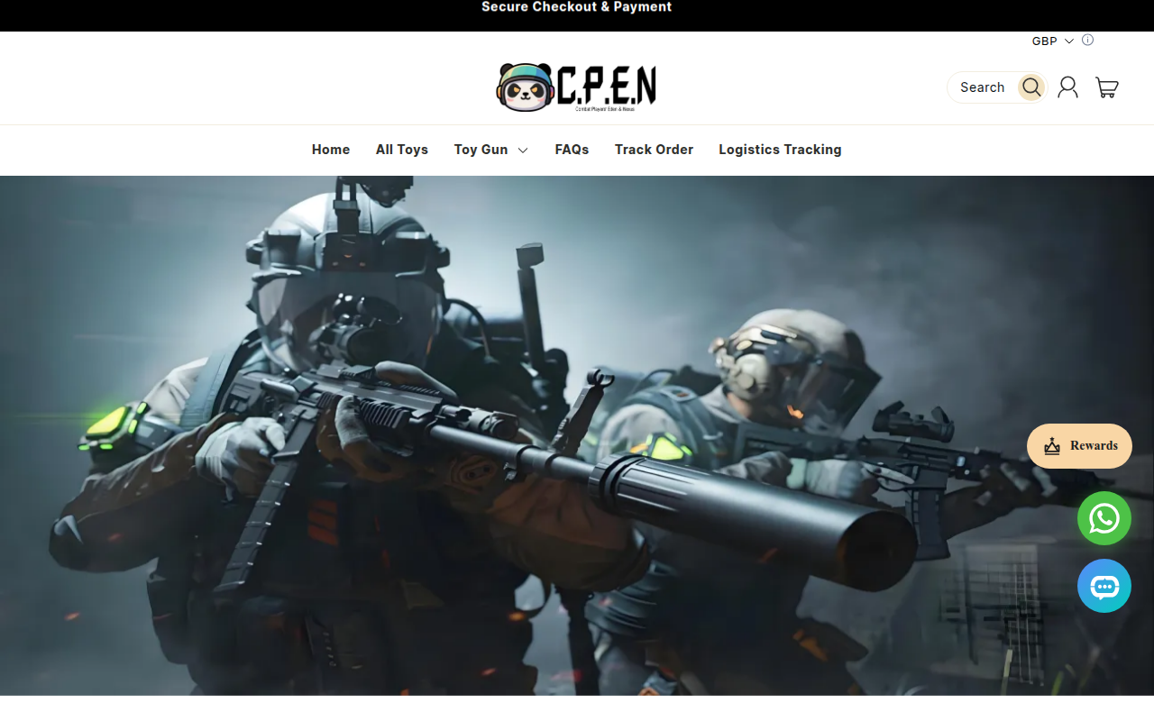 Screenshot van cpentoy.com