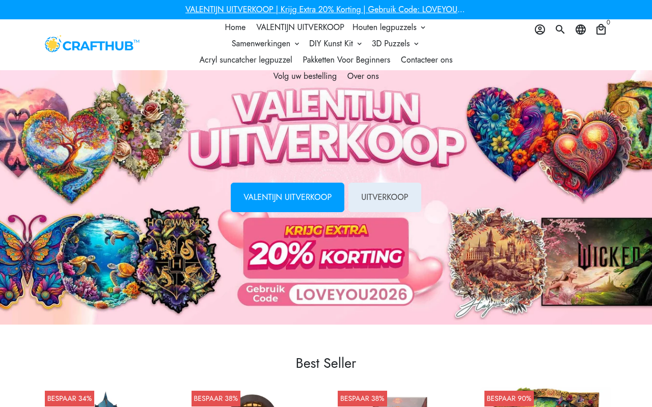 Screenshot van crafthub.nl
