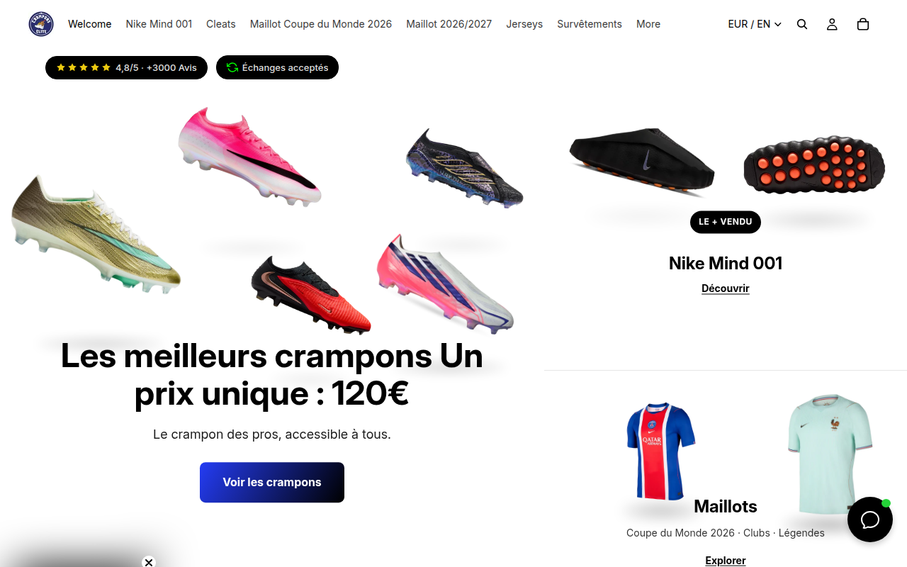 Screenshot van cramponselite.com