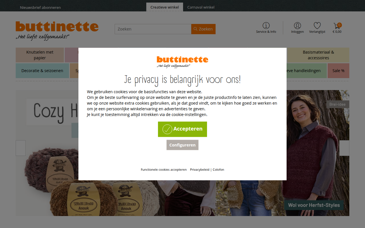 Screenshot van creatief-nl.buttinette.com