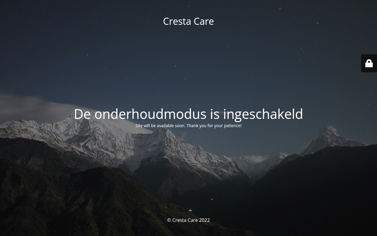 Screenshot van cresta-care.com
