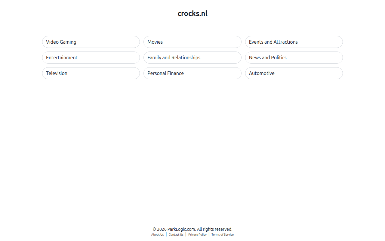 Screenshot van crocks.nl