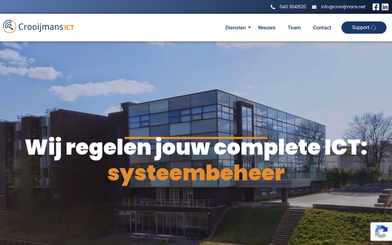 Screenshot van crooijmans.net
