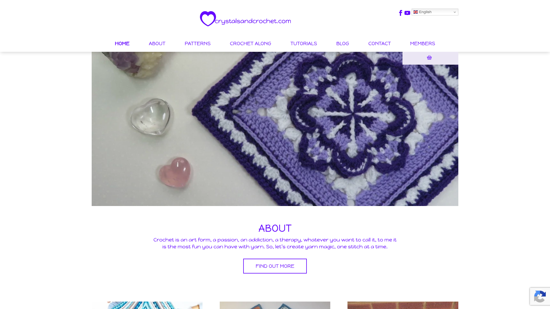 Screenshot van crystalsandcrochet.com