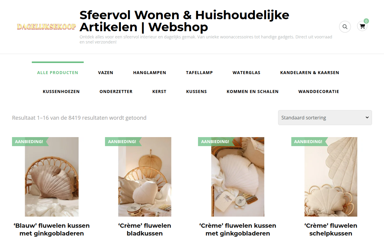 Screenshot van dagelijksekoop.com