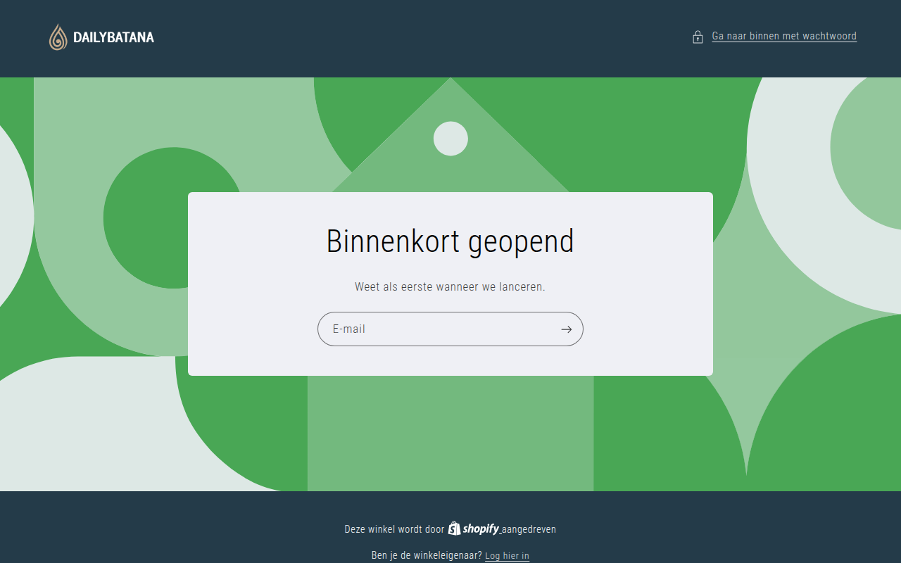Screenshot van dailyargan.nl