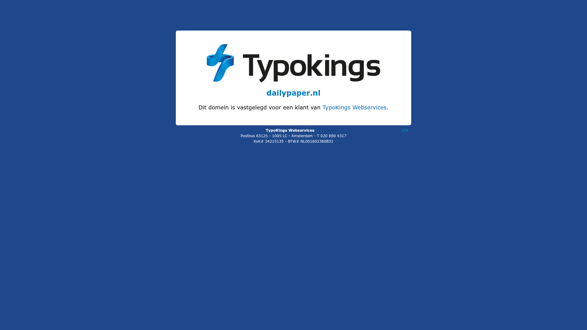 Screenshot van dailypaper.nl